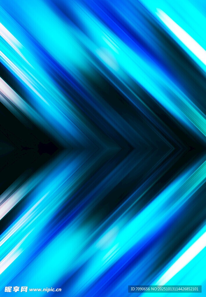 蓝色动感条纹背景图案