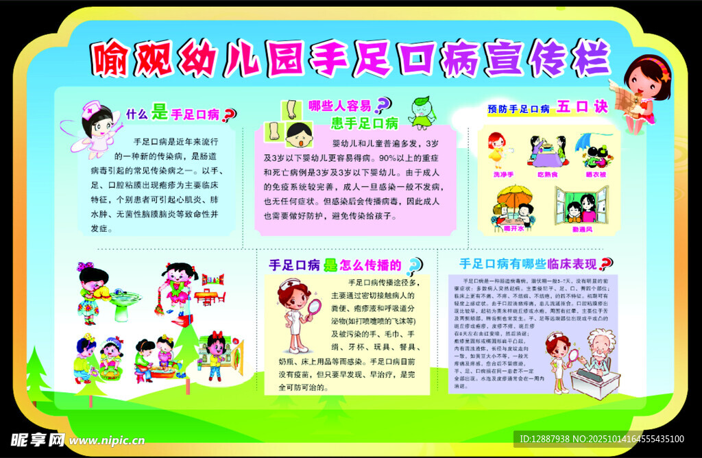 手足口病宣传栏
