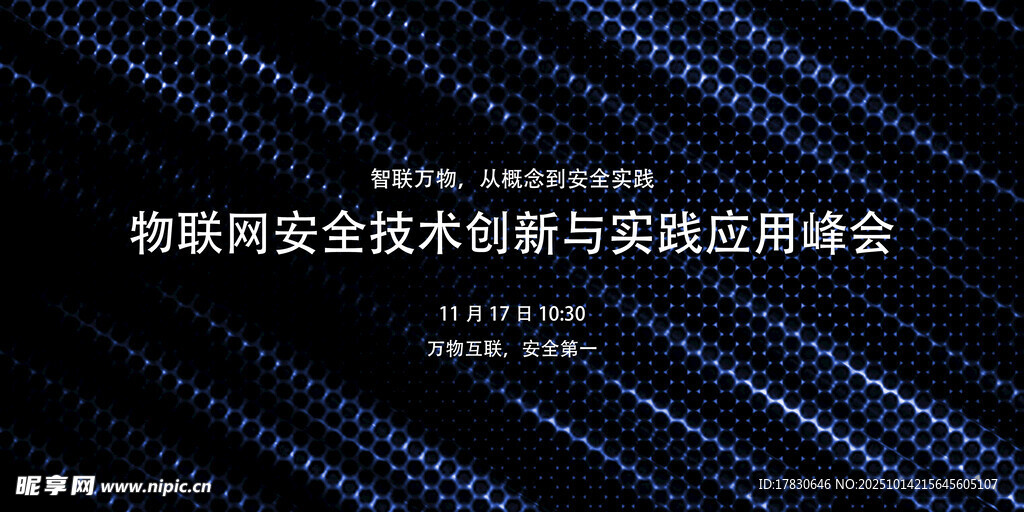 物联网安全研讨会海报
