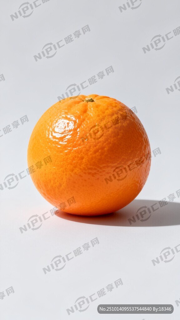 一个橙子壁纸
