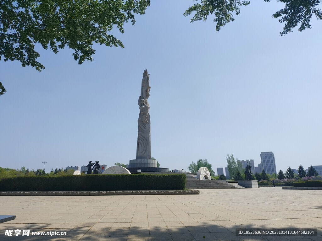 城市中的纪念碑景观