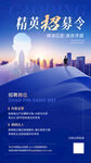 精英招募令海报