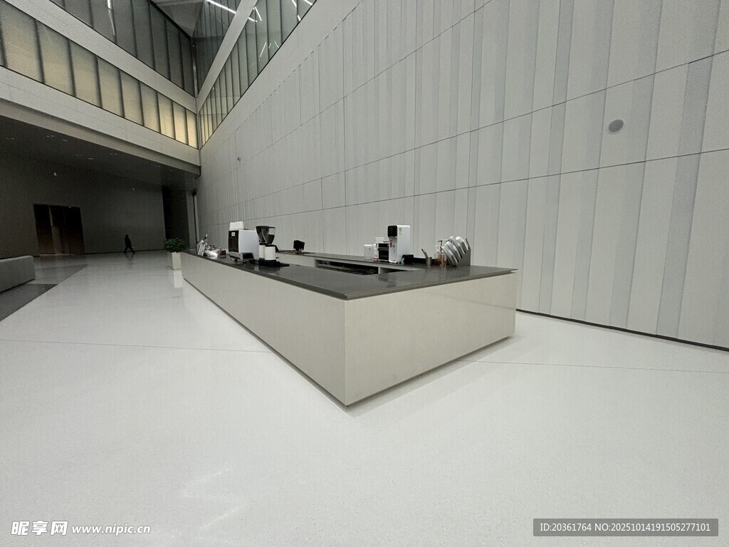 现代简约风格室内接待台