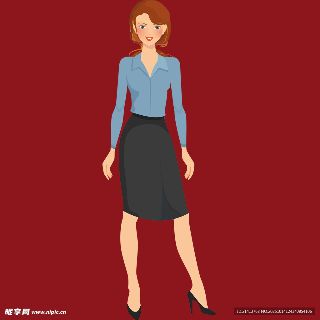 职业女性时尚穿搭展示