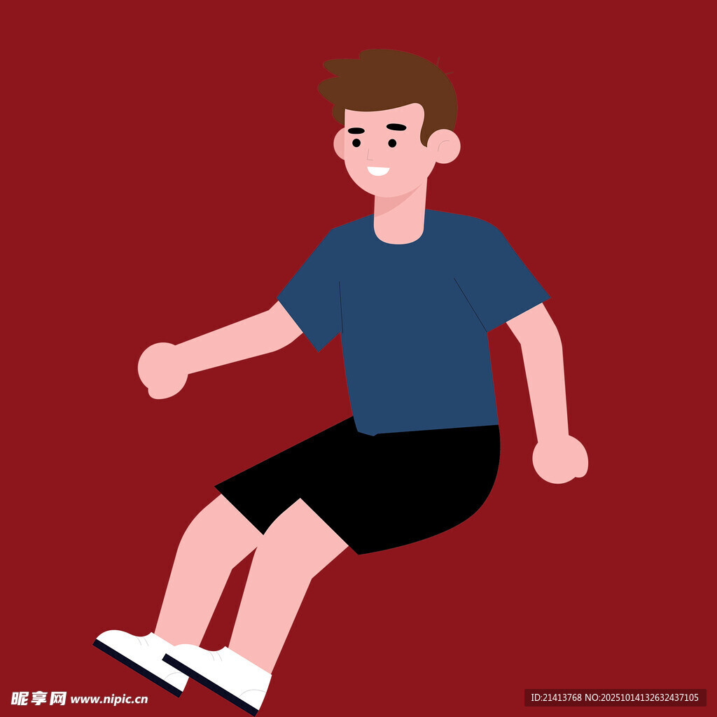 跳跃的男孩