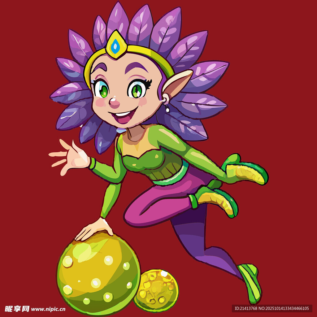 奇幻精灵与魔法球