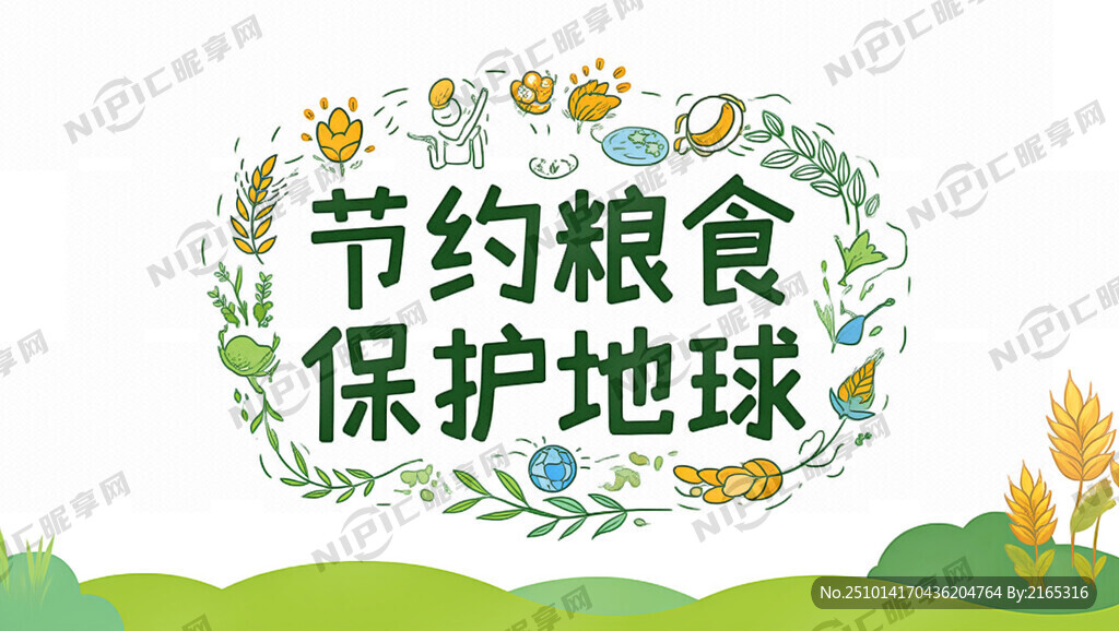 节约粮食广告设计 中学生