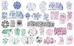 花纹 花边 传统图案 装饰雕花