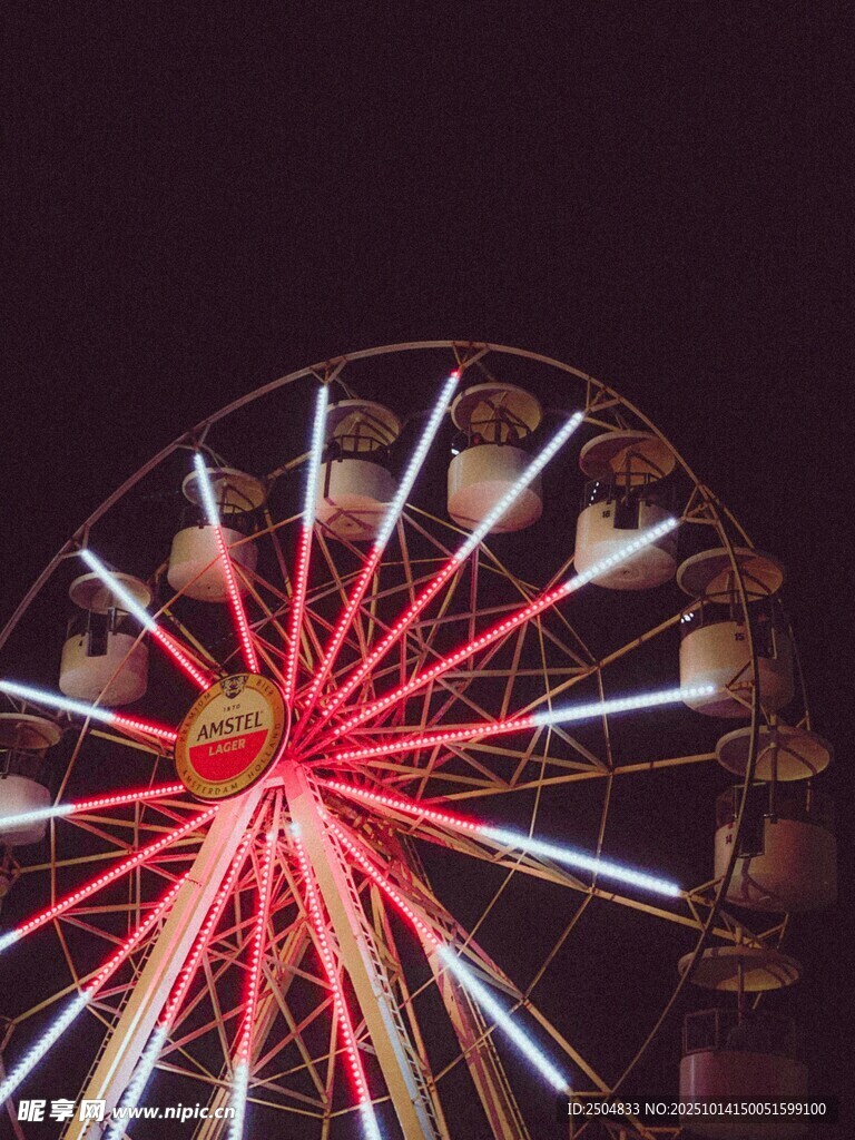 璀璨摩天轮夜景