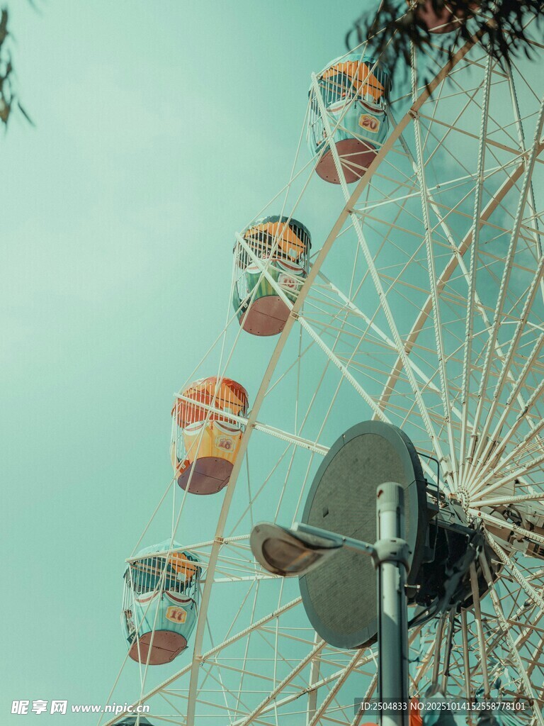 梦幻摩天轮 城市浪漫风景