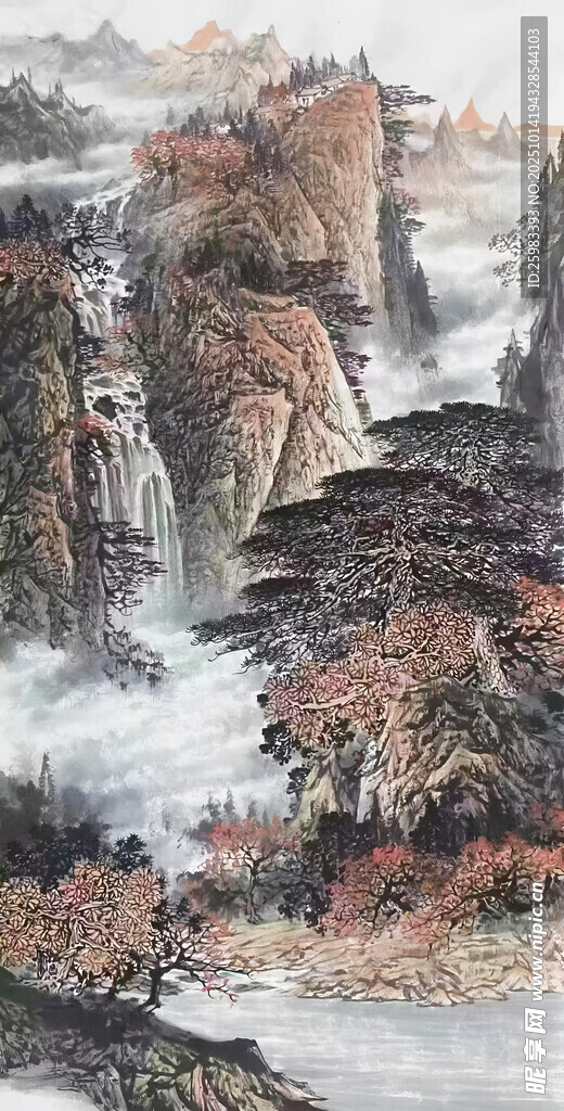 高山流水图