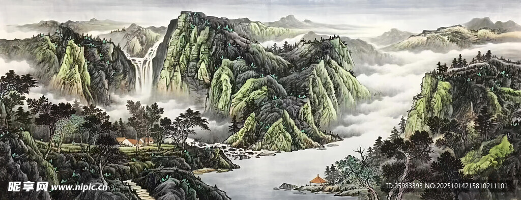千里山水图