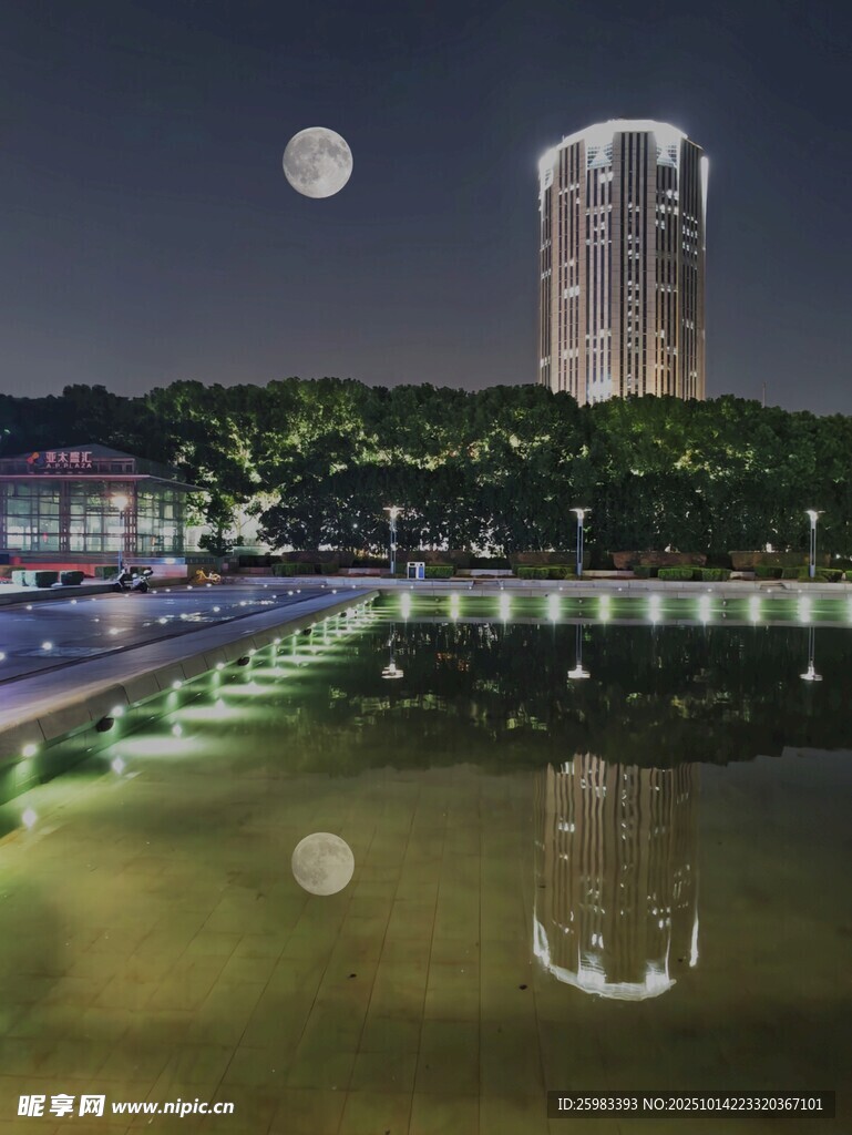 月夜城市