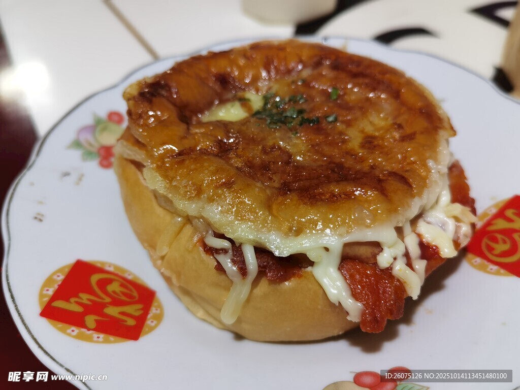 美味芝士龙虾堡