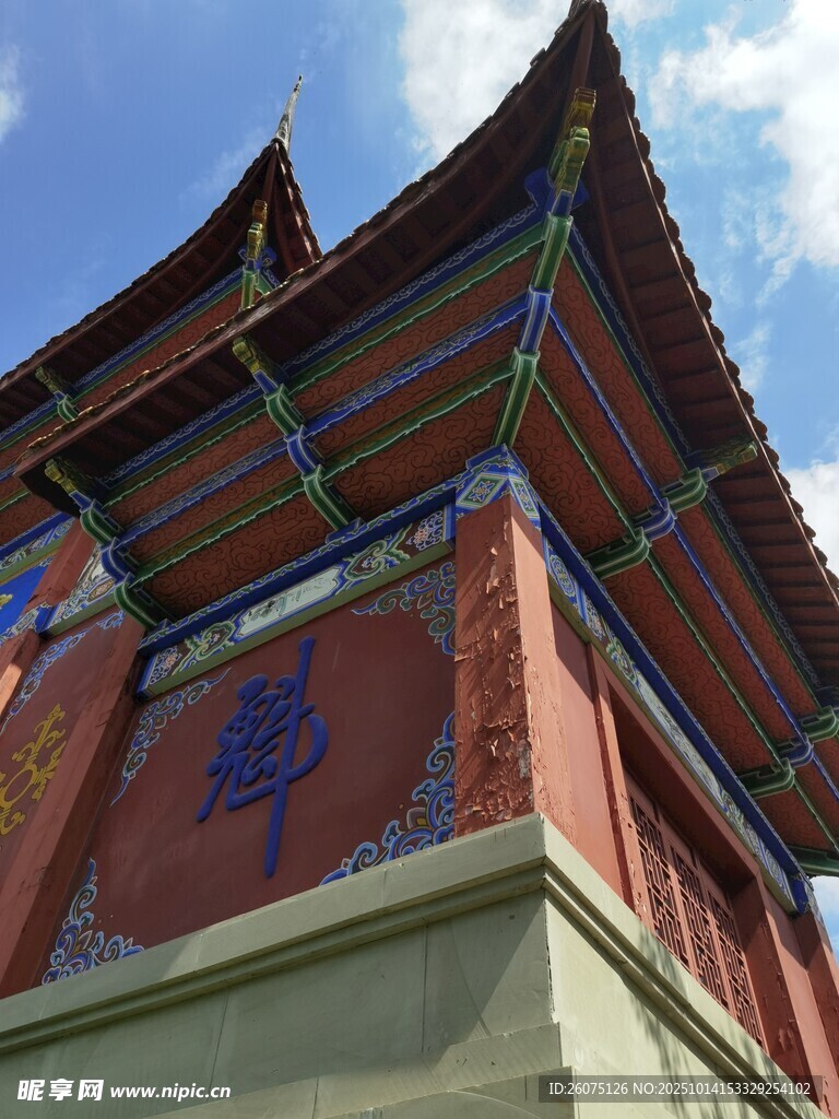 中式古建筑一角