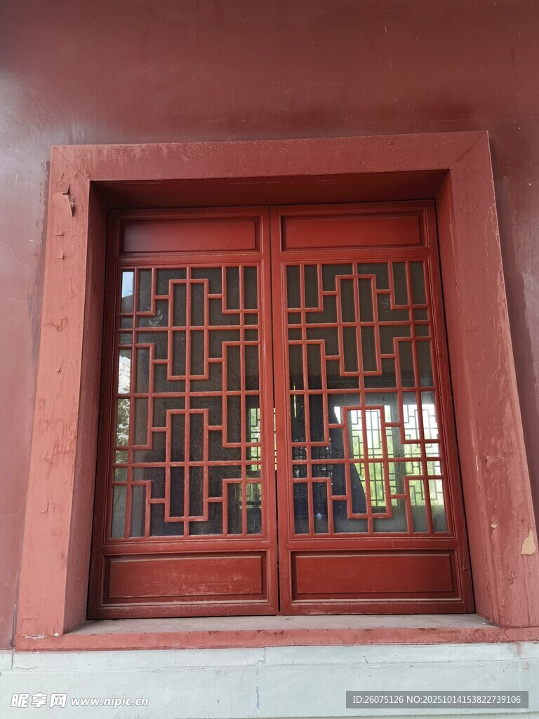 中式古典红木门