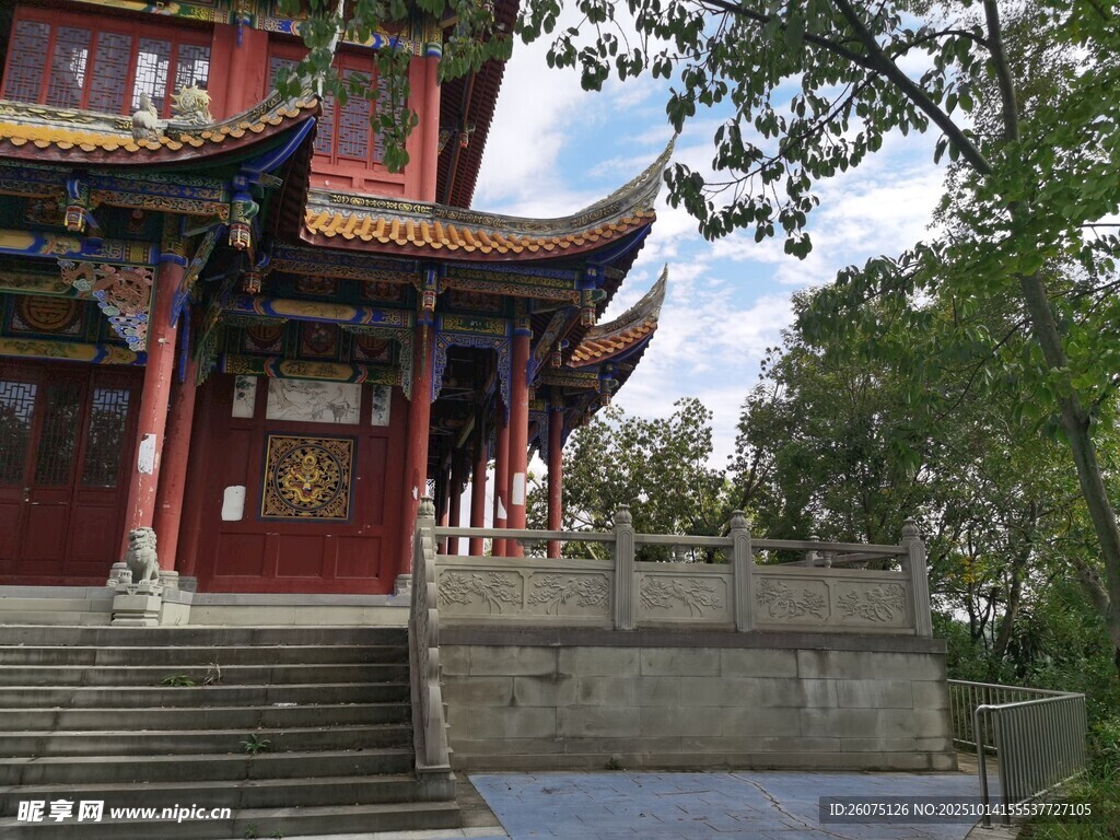 中式古建筑古朴景致