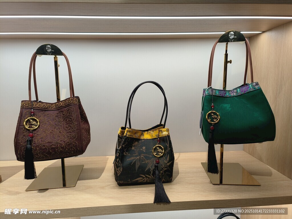 时尚精美手提包展示