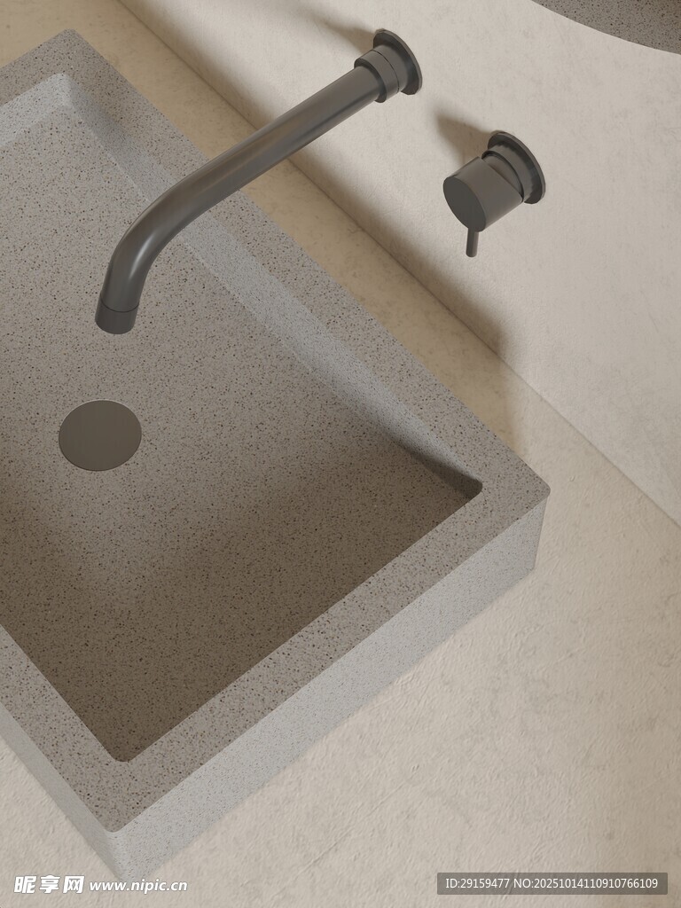 现代简约风格洗手池
