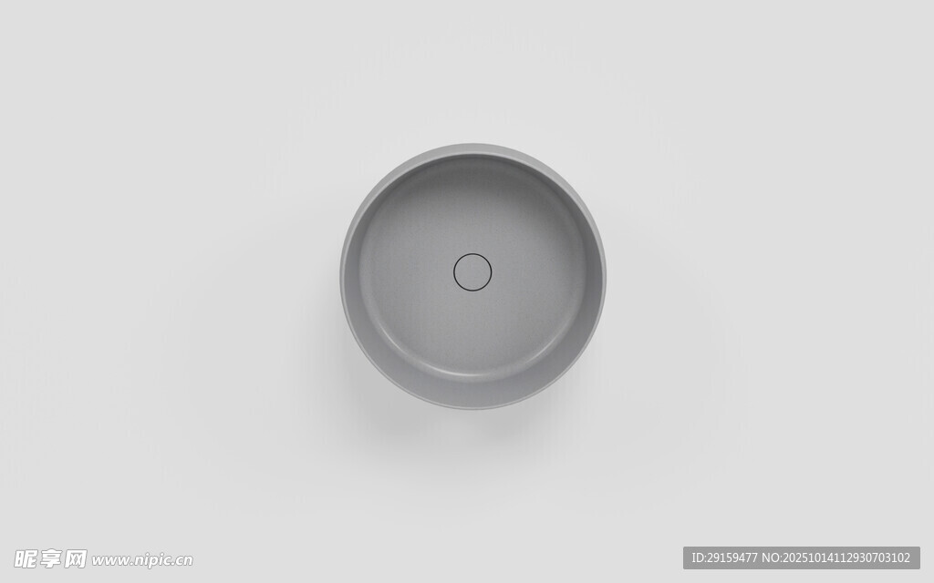 灰色简约圆形物件
