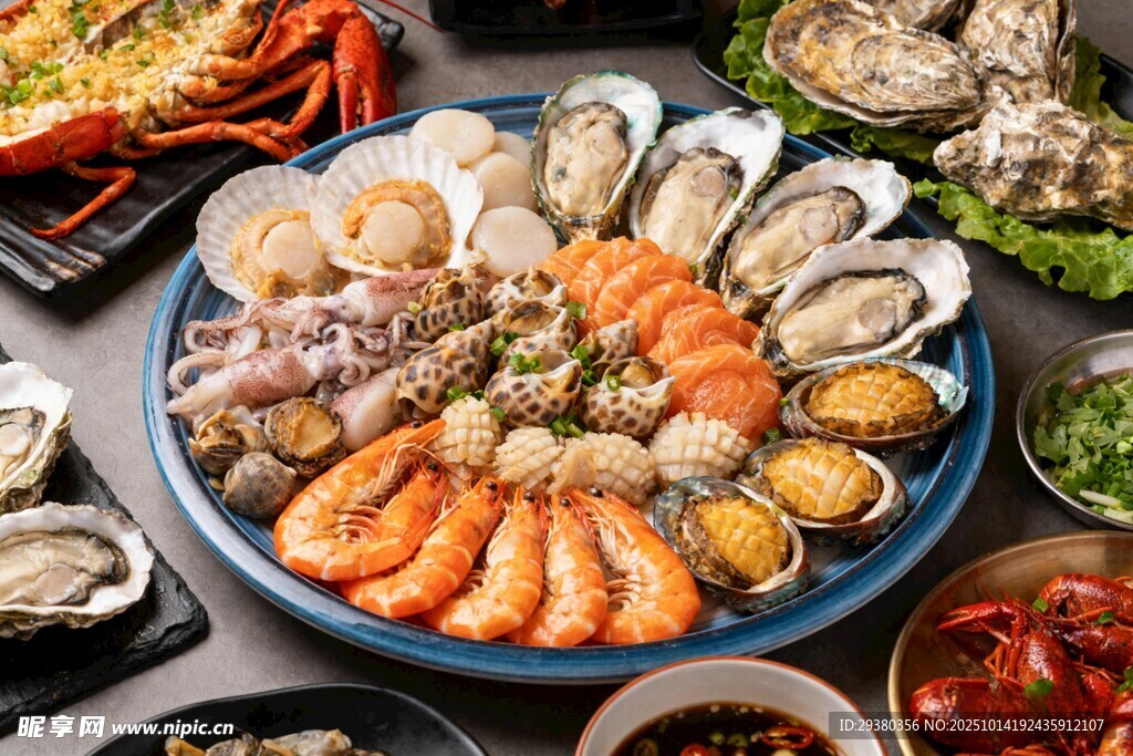 海鲜拼盘