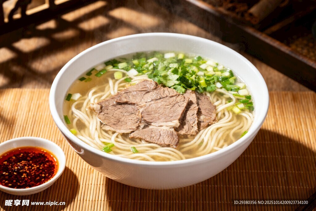 葱花汤面