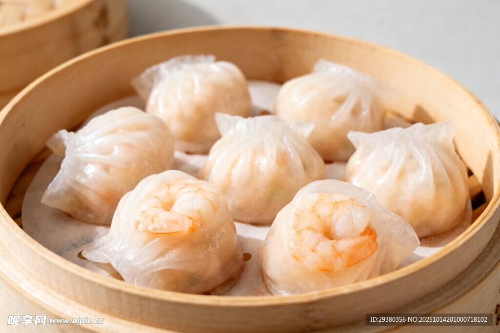 虾仁小笼包