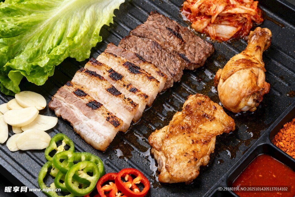 烤肉拼盘