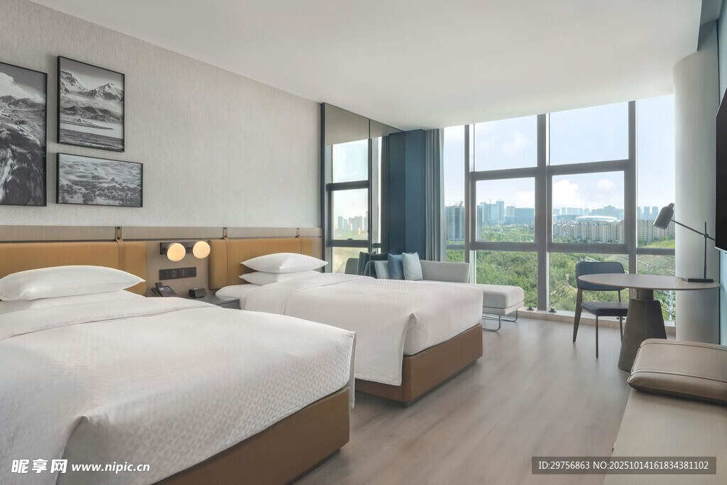 现代简约风格酒店客房