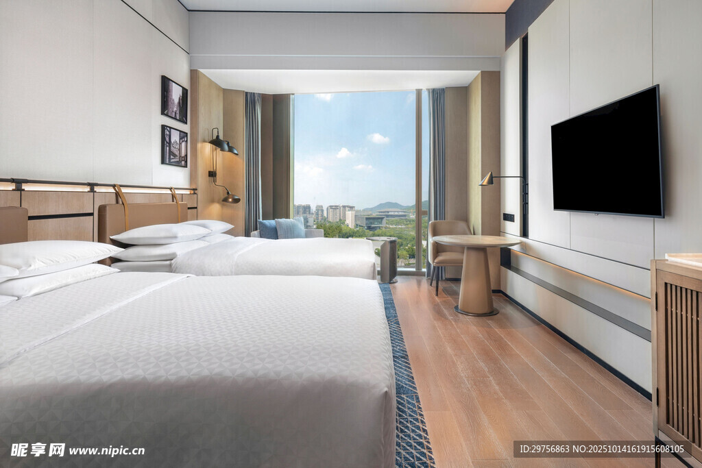 现代简约风格舒适酒店客房