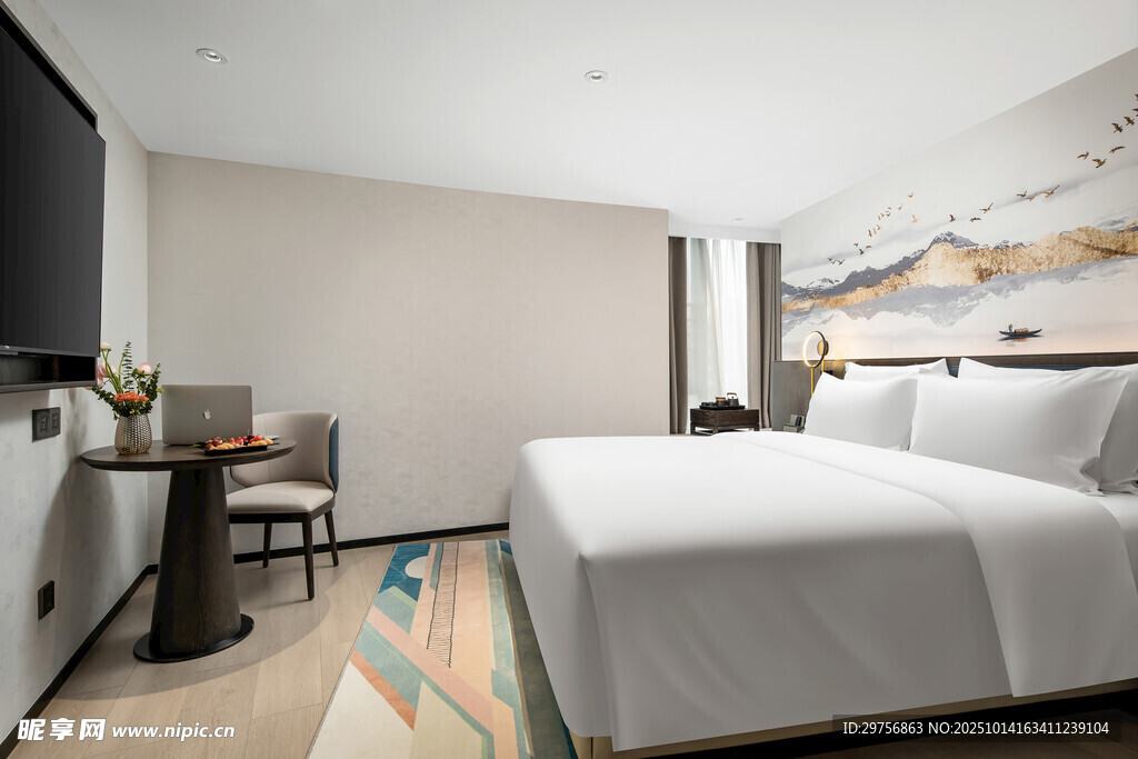 现代简约风格的舒适卧室