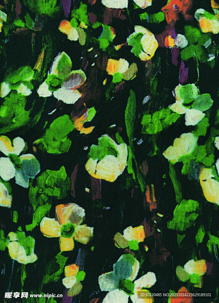 油画花