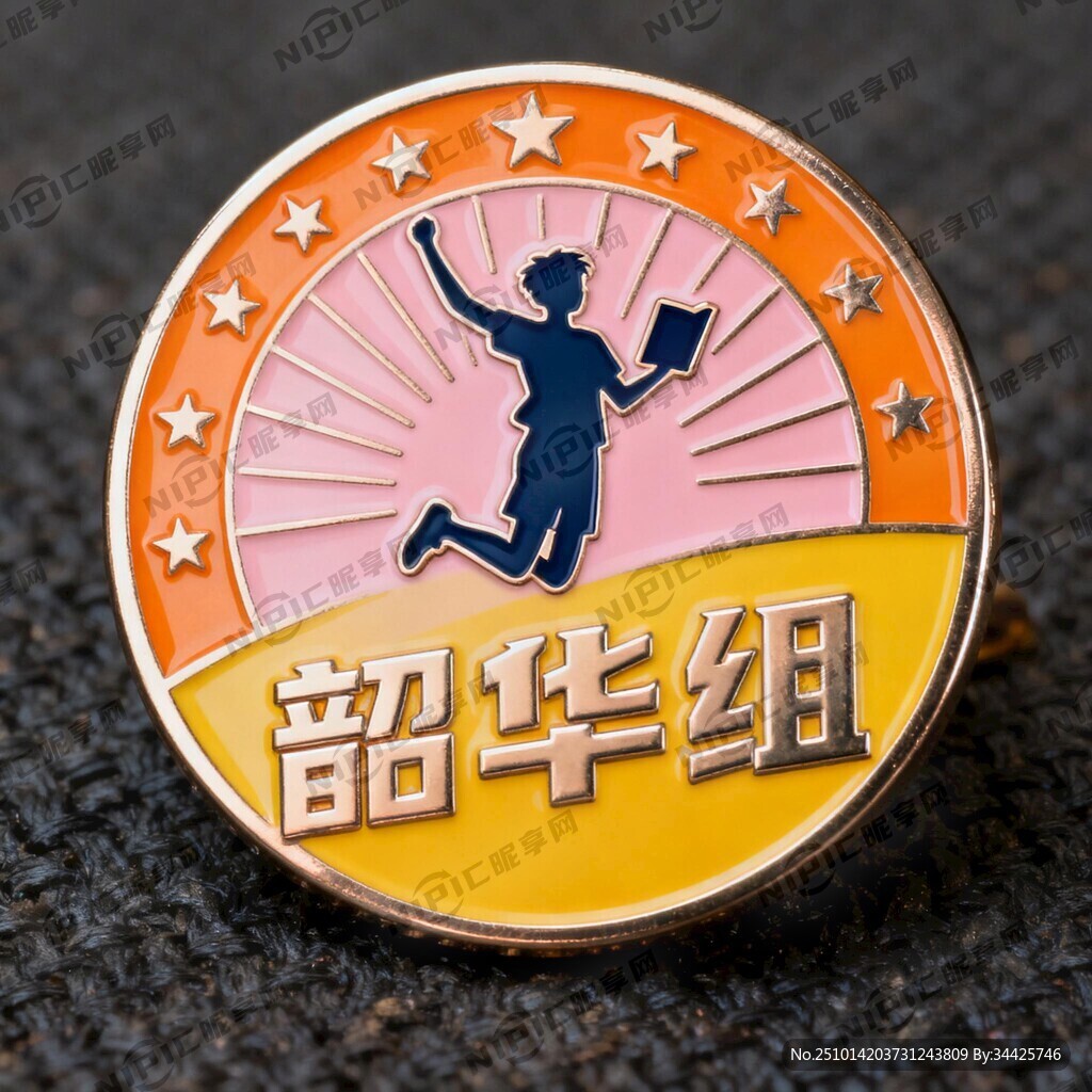 初中学生小组徽章 名称：韶华组