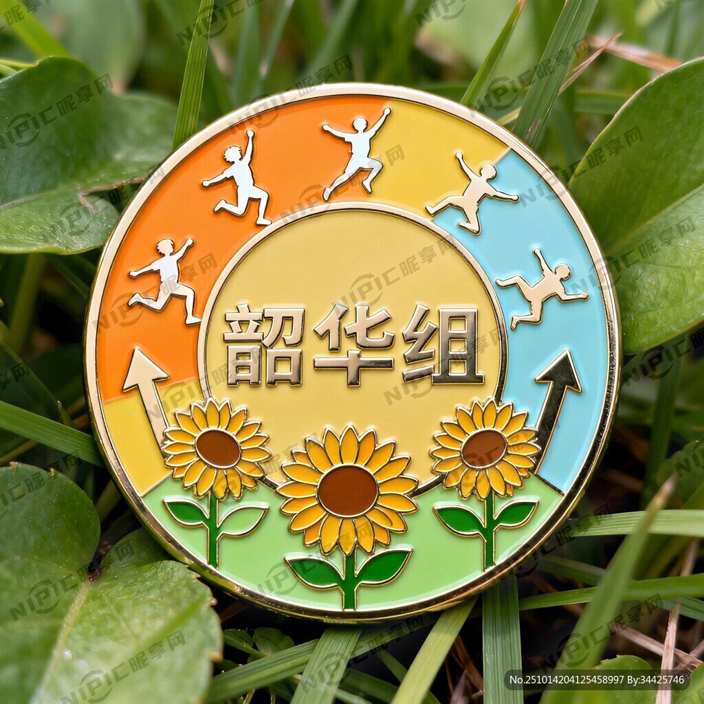 初中学生小组徽章 名称：韶华组