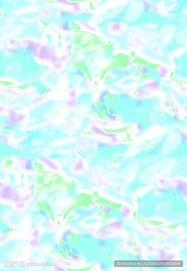 梦幻蓝绿渐变纹理图案