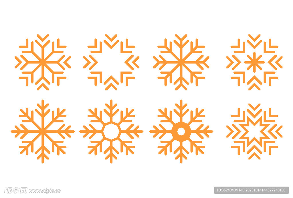 雪花图案