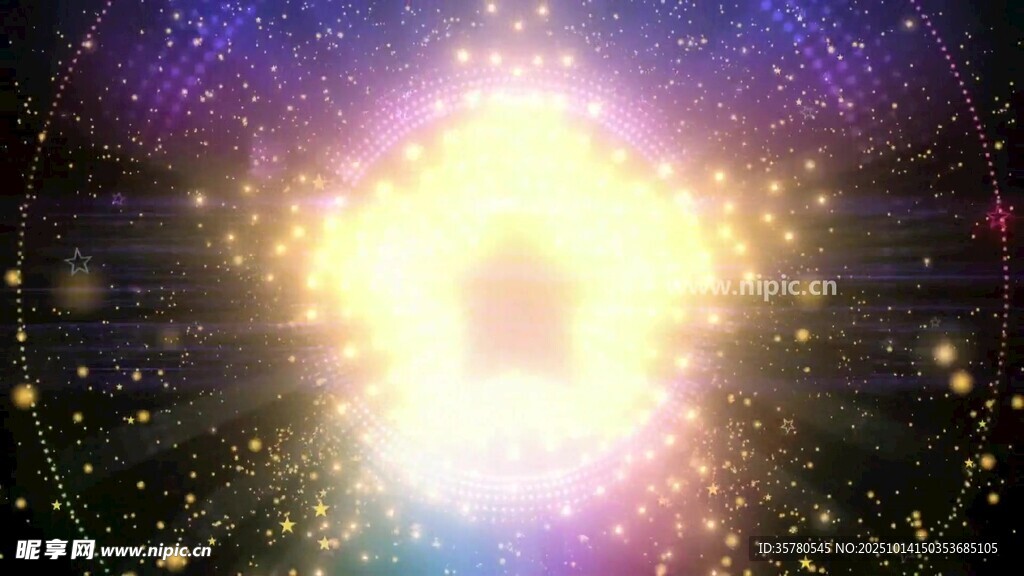 璀璨梦幻星空宇宙景象