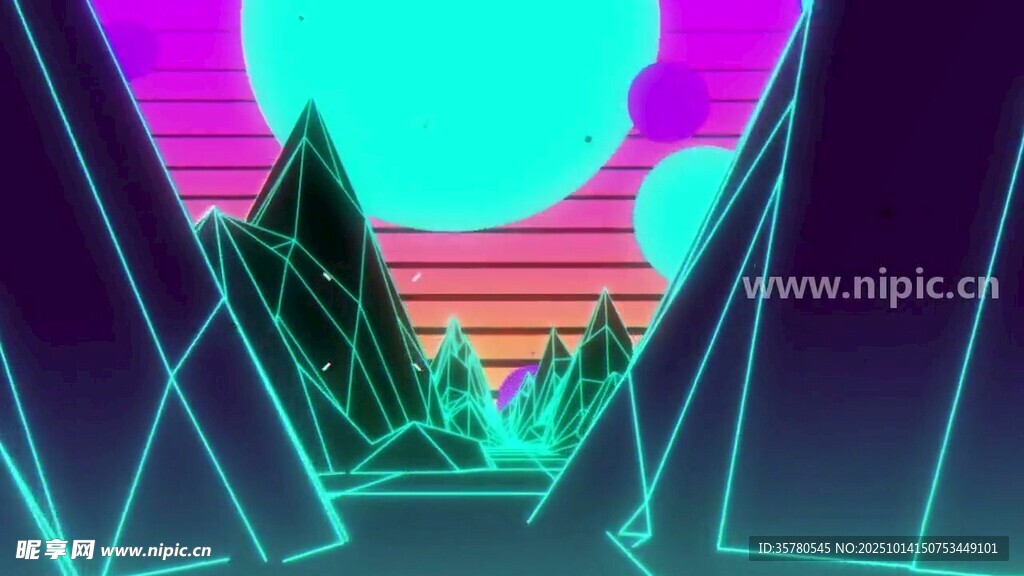 炫酷舞台LED背景素材