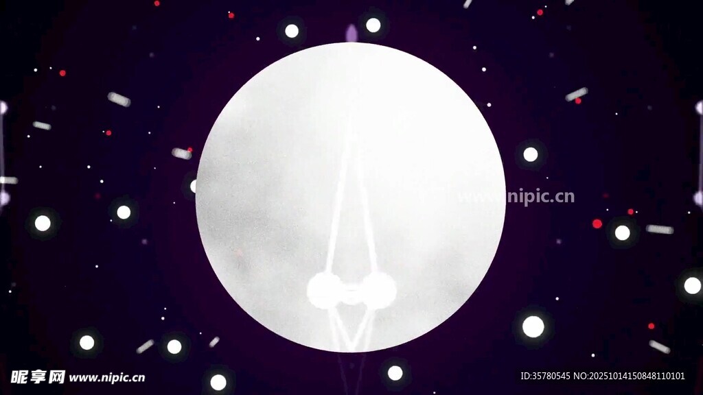 梦幻太空飞船与星球景象