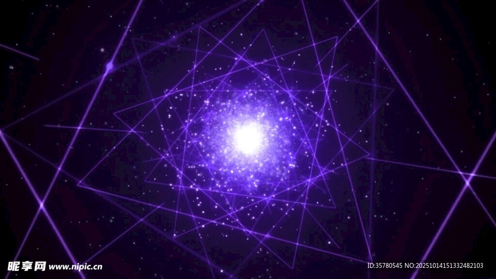 梦幻紫色几何光影图案