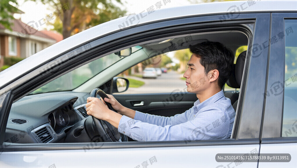 家门口练车