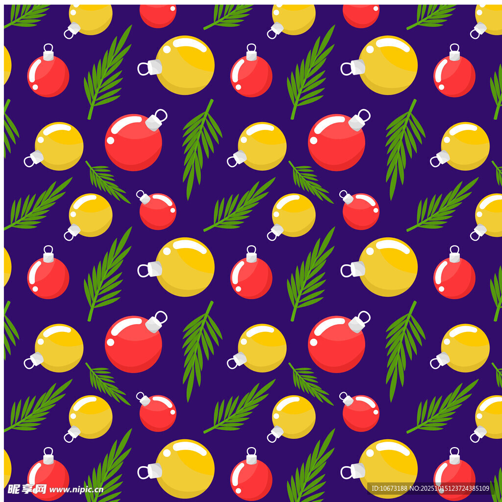 圣诞装饰图案背景图