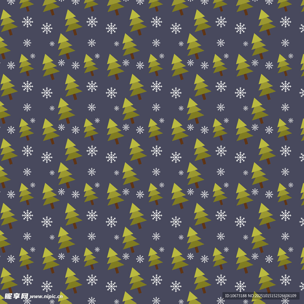 圣诞小树图案背景纹理