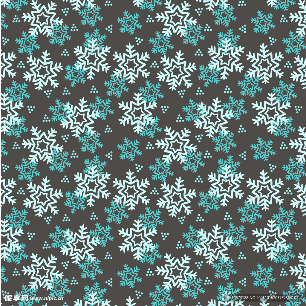 雪花图案背景纹理