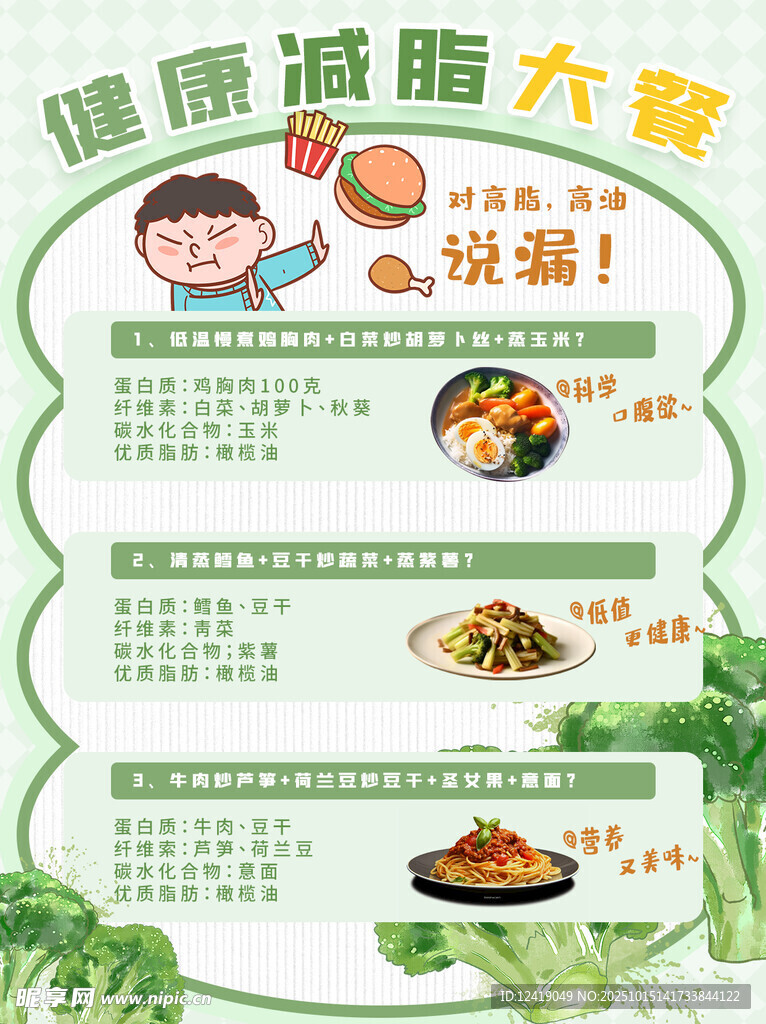 健康减脂餐图文