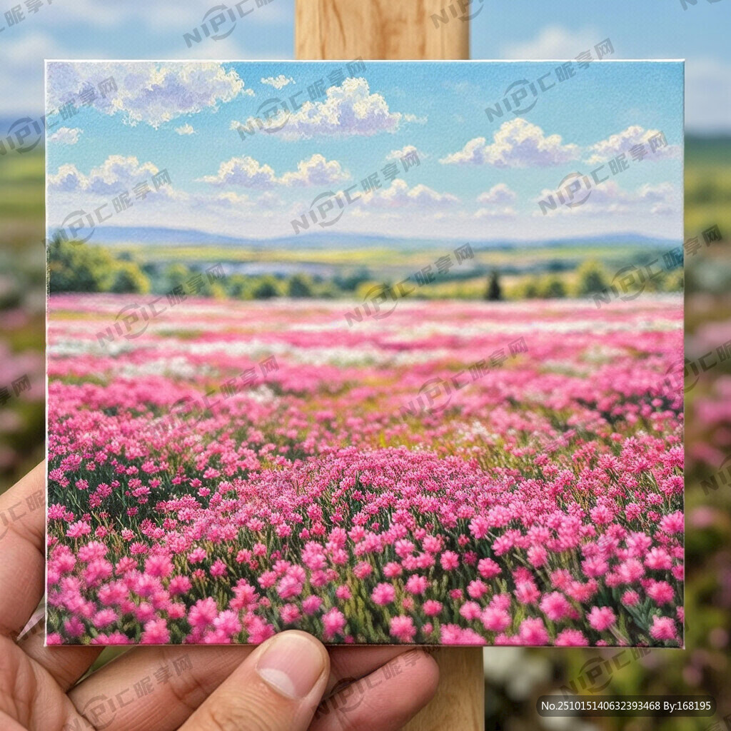 我要生成一幅纵深感的风景画
