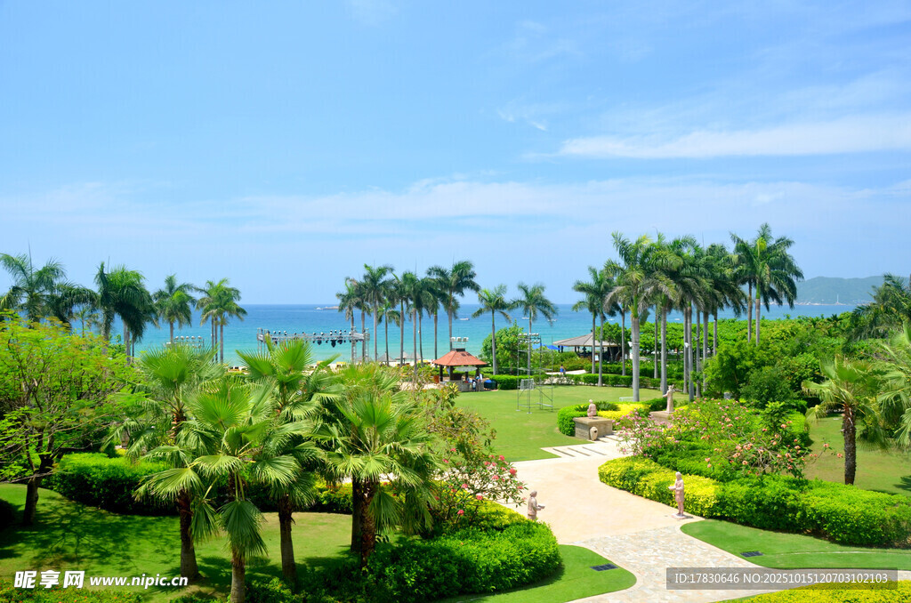 海滨花园美景