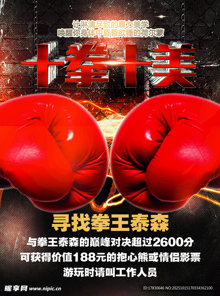 拳击海报