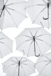 白色雨伞图案 简洁清新
