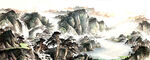 松林山水图